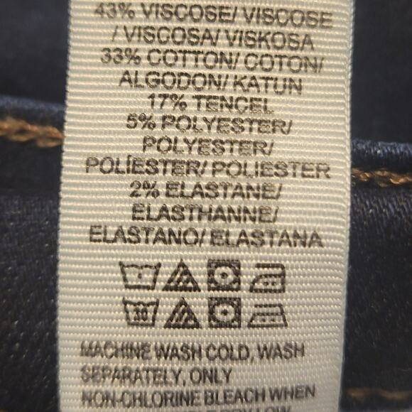 Lucky Brand Women's Jeans Style Charlie Skinny Size 2/26 Dark Wash - Picture 7 of 11